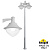 Парковый фонарь FUMAGALLI EKTOR 4000/MIDIPILAR/VIVI 3L LED-HIP V50.372.A30.LXH27