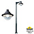 Парковый фонарь FUMAGALLI EKTOR 3000/MIDIPILAR/VIVI 1L LED-HIP V50.365.A10.AXH27