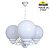 Подвесной уличный светильник FUMAGALLI SICHEM/G250 3L. G25.120.S30.WYF1R