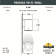 Светильник уличный настенный FUMAGALLI FRANCA 90-1L WALL 3A7.002.000.WXU1L